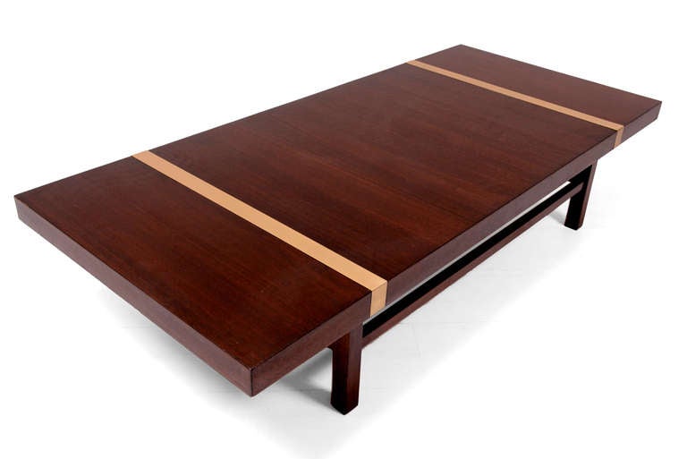 Mahogany Custom-Made MCM Coffee Table