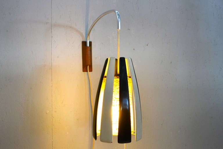 Bentwood Mid-Century Custom Modern Wall Sconce, After Kalmar