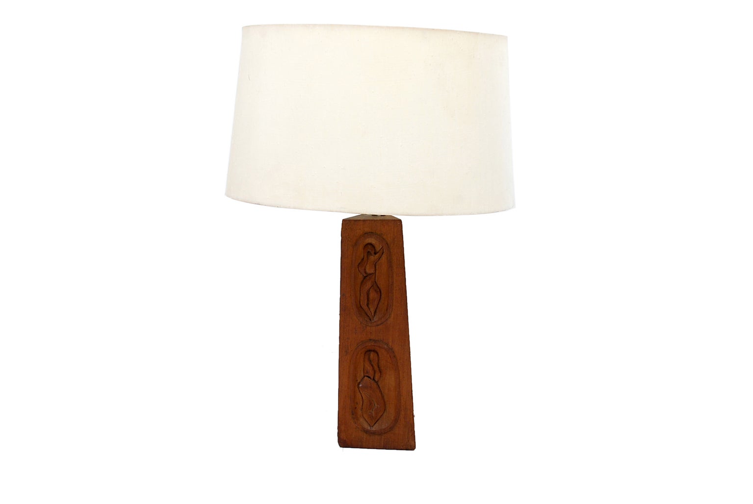 Geisha Mahogany Table Lamp