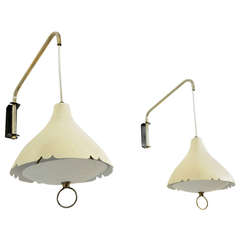 Mid Century Modern Pair of Wall Sconces After Lightolier 10