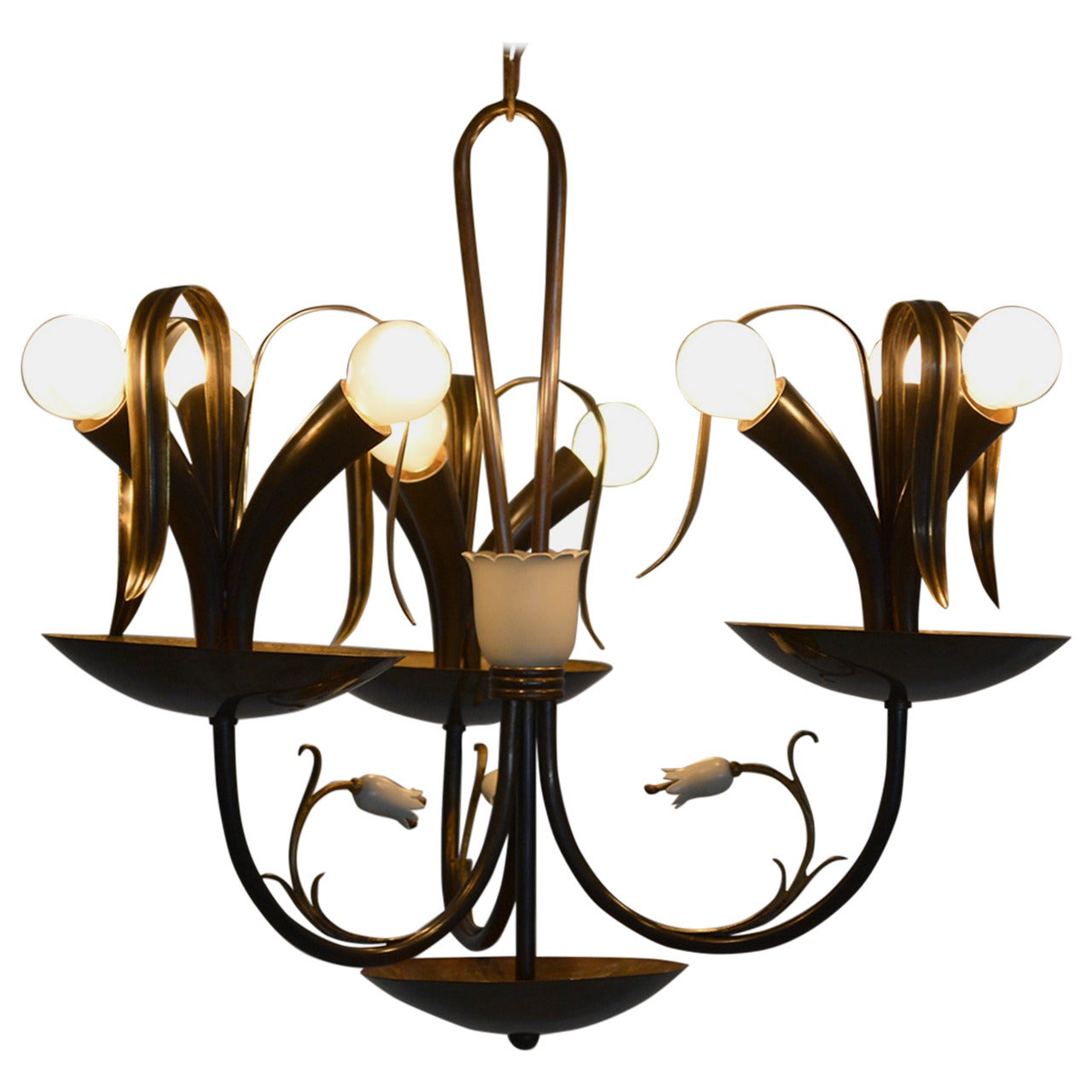 Italian Chandelier from the Gio Ponti Era