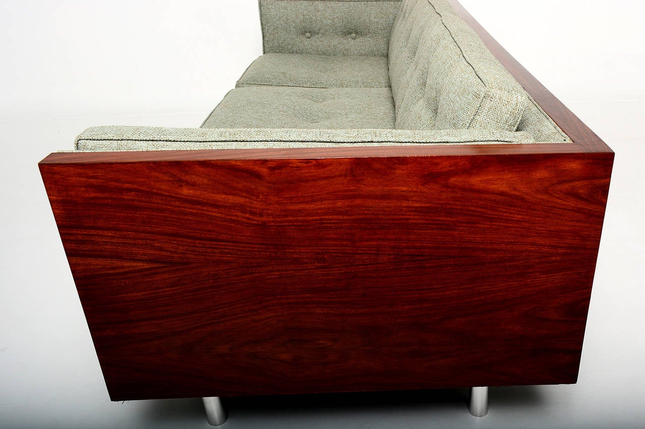 Late 20th Century Milo Baughman Rosewood Sofa