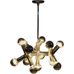 Mid Century Modern Robert Haussmann Swiss Atomic Chandelier