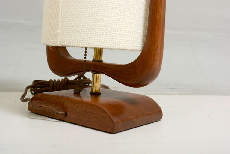 Pair Mid Century Sculptural Table Lamps 1