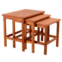 Danish Modern Teak Nesting Tables