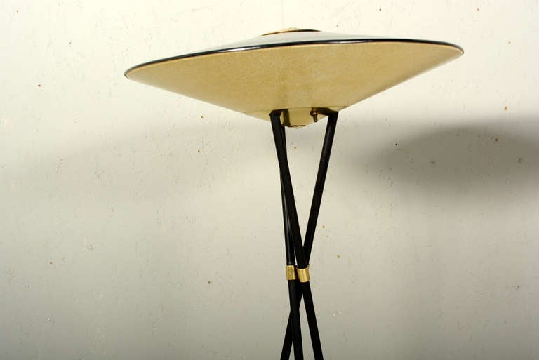 American Pair of Tripod Floor Lamps by MOE Light