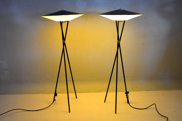 Pair of Tripod Floor Lamps by MOE Light 2