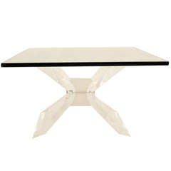 Leon Frost Lucite Coffee Table Base