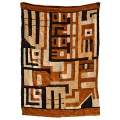 Peruvian South American Vintage Wool Blanket
