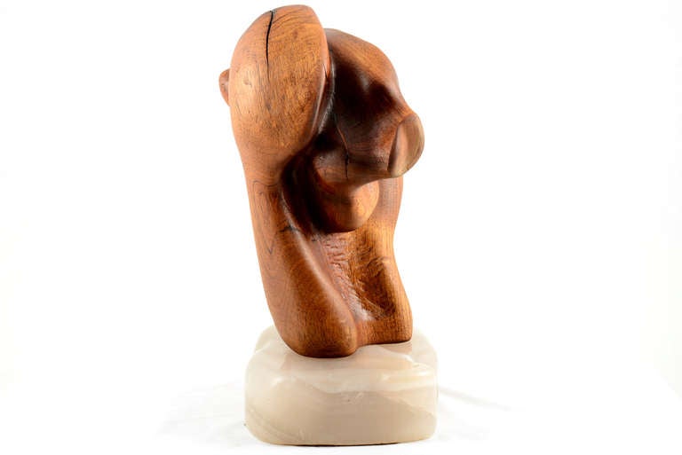 Unknown Abstract Wood Sculpture