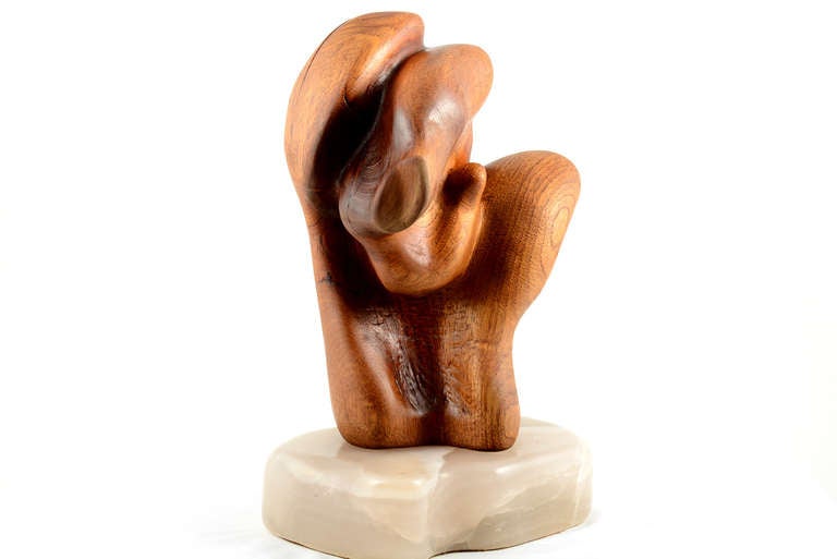 Abstract Wood Sculpture In Excellent Condition In Chula Vista, CA
