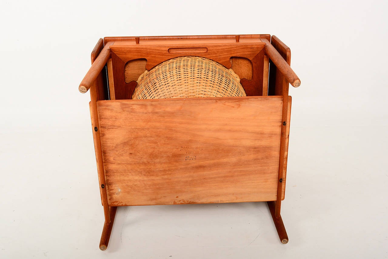 Mid-20th Century Wegner Sewing Basket