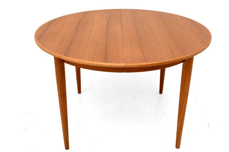 Scandinavian Modern Danish Modern Teak Oval Dining Table