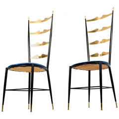 Pair of Chiavari Italian Chairs