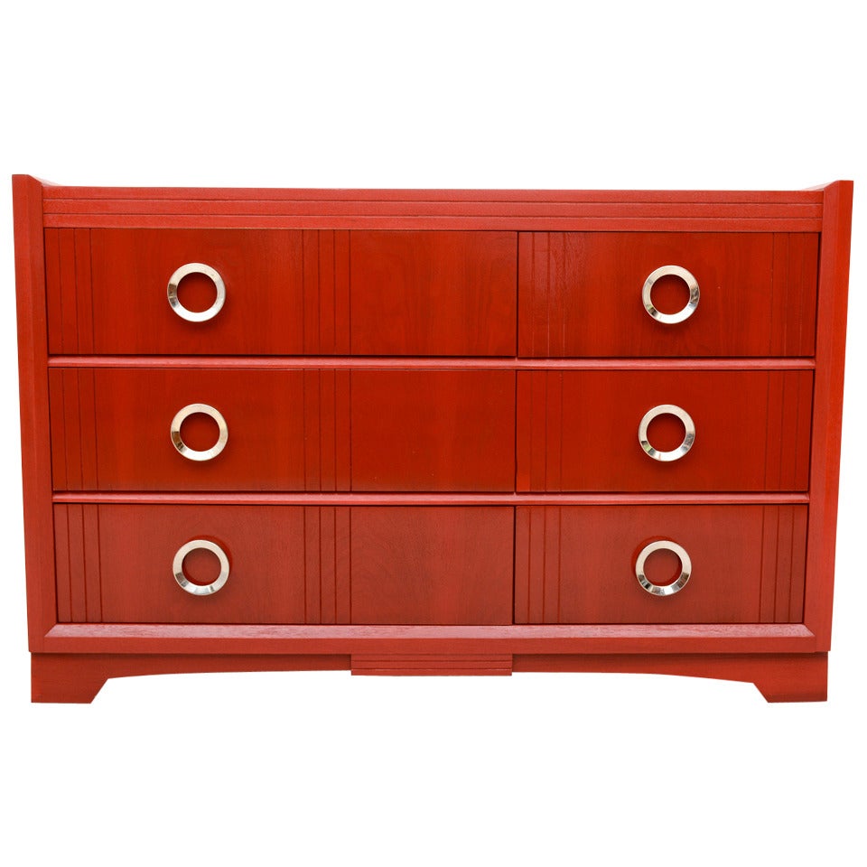 Harmon MFG CO Hollywood Regency Double Dresser