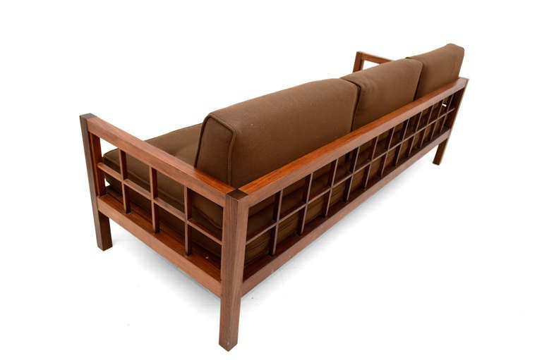 Mid-Century Modern Rosewood Sofa