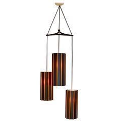 Mid Century Danish Modern Swedish Hanging Chandelier