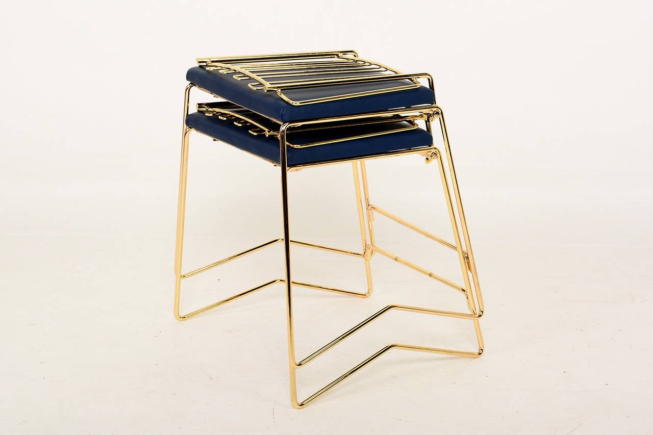 Brass PR03 Stacking Folding Chair