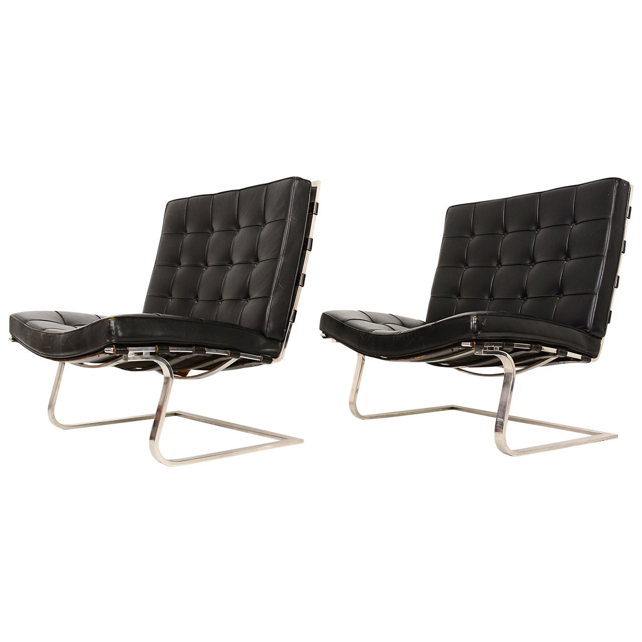 Mies Van Der Rohe Tugendhat Lounge Chairs for Knoll