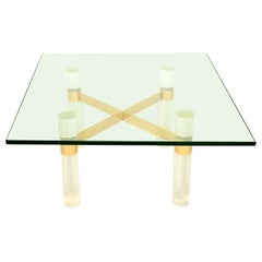 Karl Springer Lucite Coffee Table Base