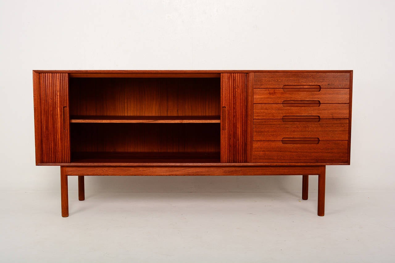 Mid-20th Century Johannes Aasbjerg Rare Teak Credenza