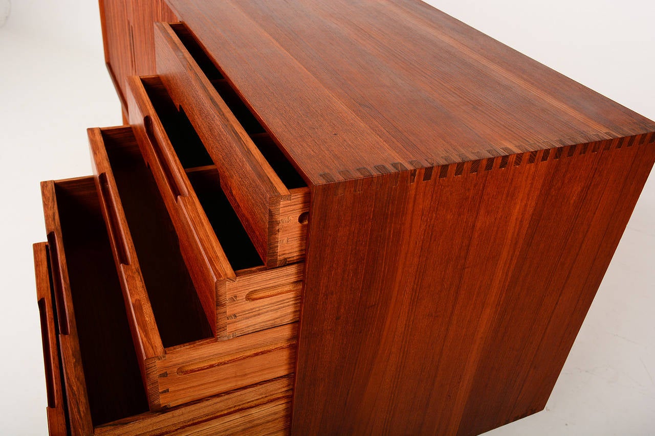 Danish Johannes Aasbjerg Rare Teak Credenza