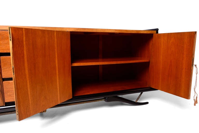 Mexican Modern Cocobolo Credenza by Frank B. Kyle  1