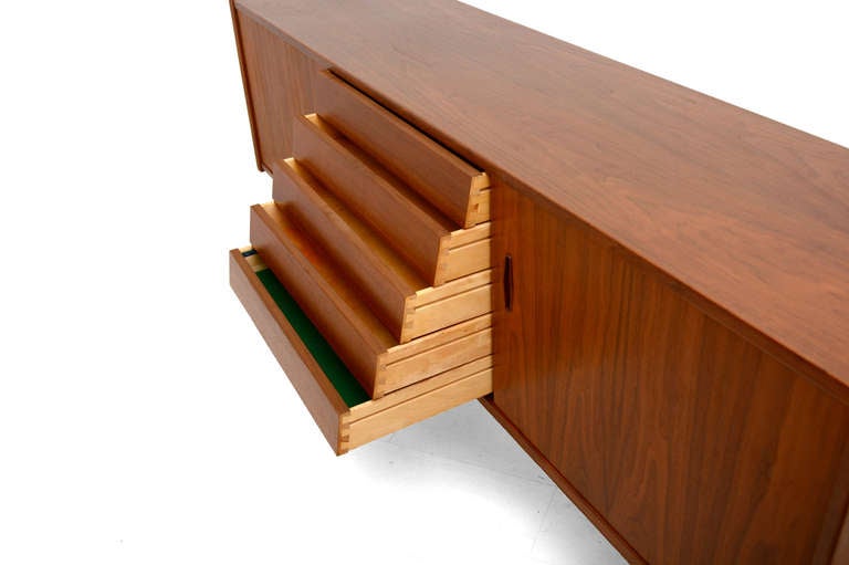 Scandinavian Modern Dux Danish Teak Credenza Nils Jonsson