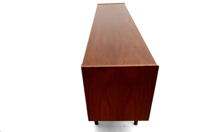 Dux Danish Teak Credenza Nils Jonsson In Excellent Condition In Chula Vista, CA