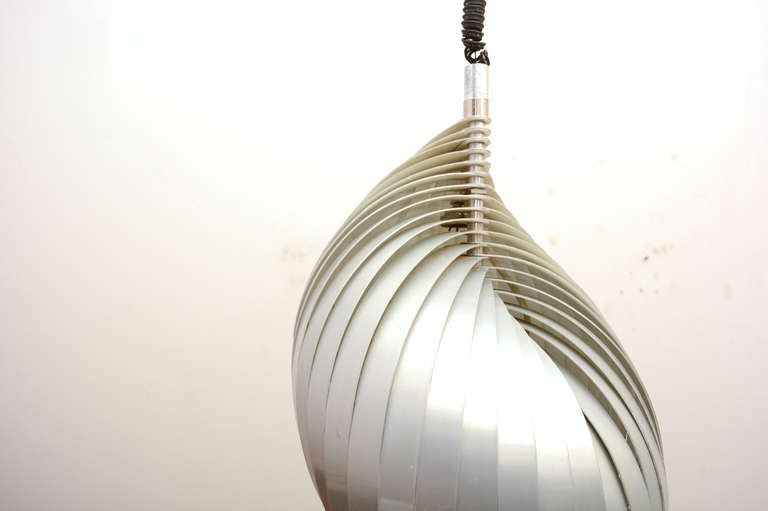 Mid-Century Modern Mid Century Modern French Pendant Chandelier by Mathieu Lamp 