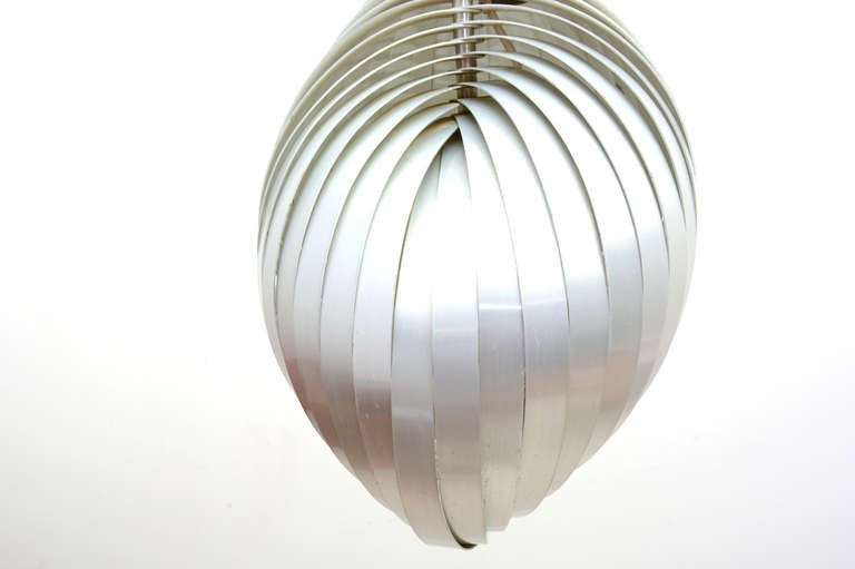 Mid Century Modern French Pendant Chandelier by Mathieu Lamp 