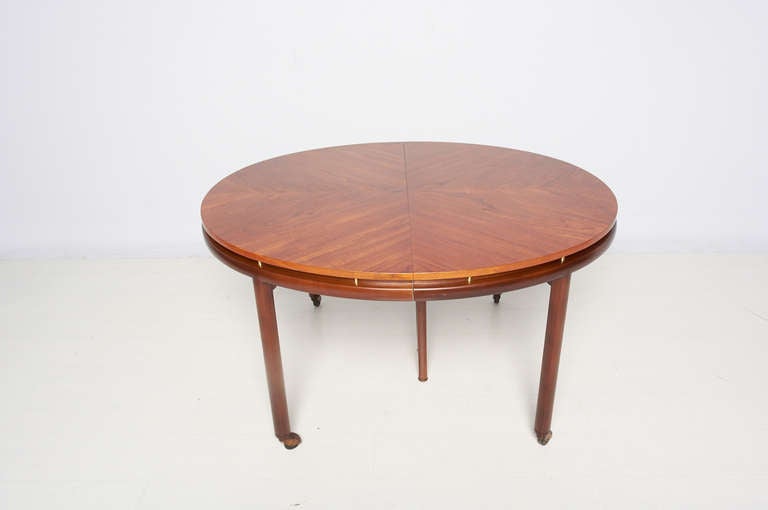 Mid-Century Modern Oval Dining Table by Michael Taylor for Baker