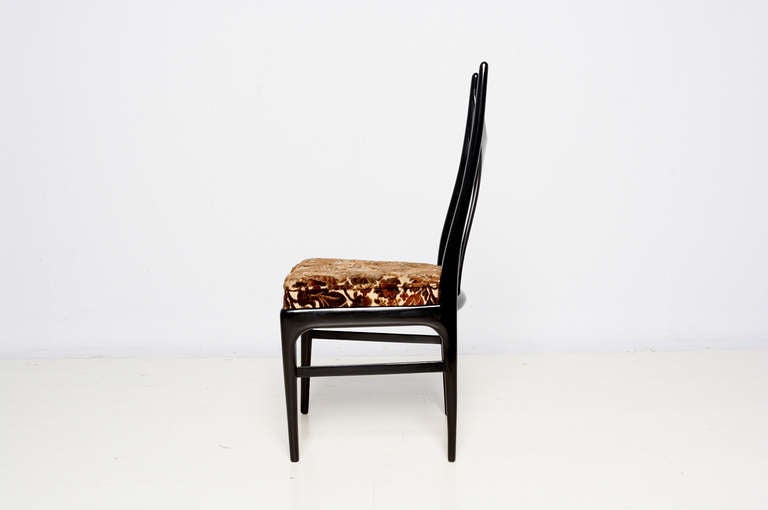 Eugenio Escudero Set of Six Manta Ray Style Dining Chairs 1
