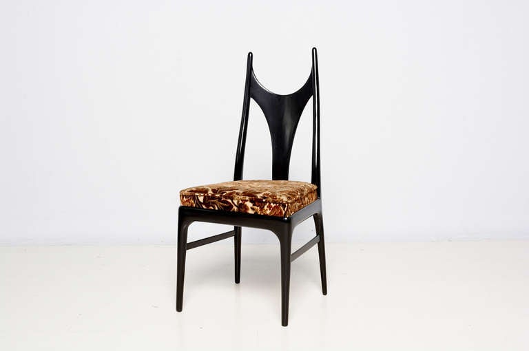 Eugenio Escudero Set of Six Manta Ray Style Dining Chairs 2