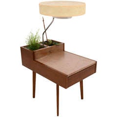 Vintage Nelson Planter With Lamp