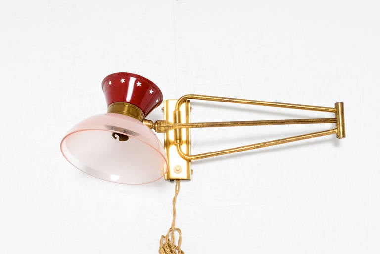 Mid-Century Modern  Wall Sconce Pierre Guariche Style Style