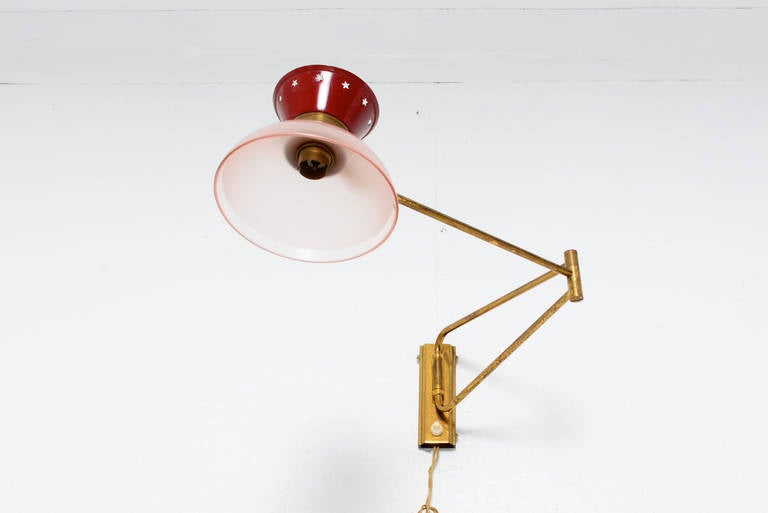 Mid-20th Century  Wall Sconce Pierre Guariche Style Style