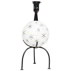 Mid-Century Single Ceramic Table Lamp 5