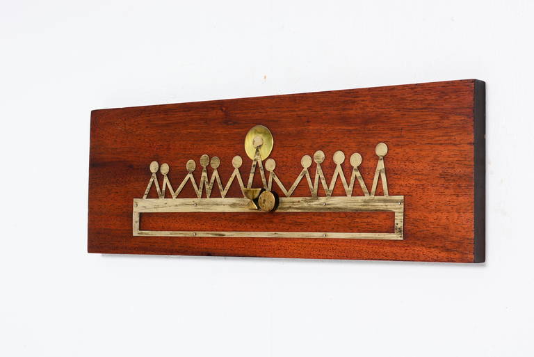 Mid-Century Modern Last Supper by EMAUS from Tallers Monasticos Mexico .925 sterling silver