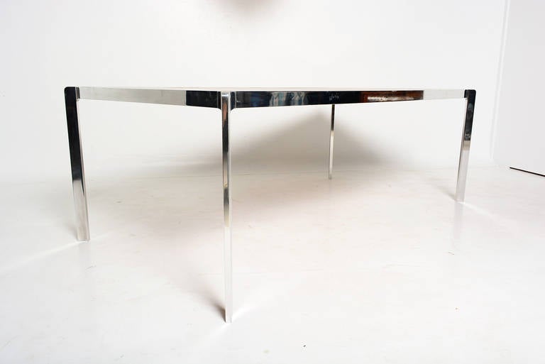 Milo Baughman Burlwood Dining Table In Excellent Condition In Chula Vista, CA