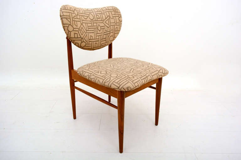American John Keal Set of Dining Chairs for Brown Saltman