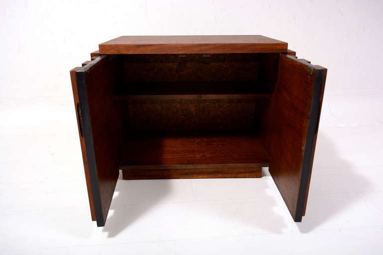 Late 20th Century Lane Nightstand Brutalist Patch Work