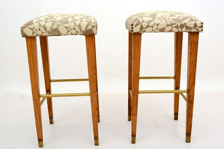 Pair of Mid-Century Modern Bar Stools