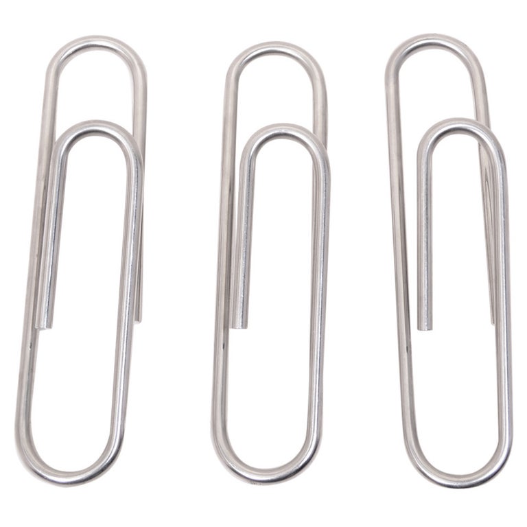 Oversize Paper Clips Wall Sculpture at 1stDibs
