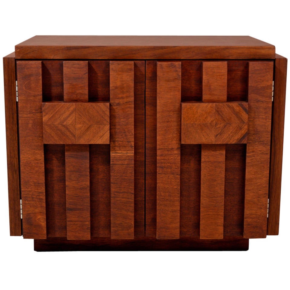 Lane Nightstand Brutalist Patch Work