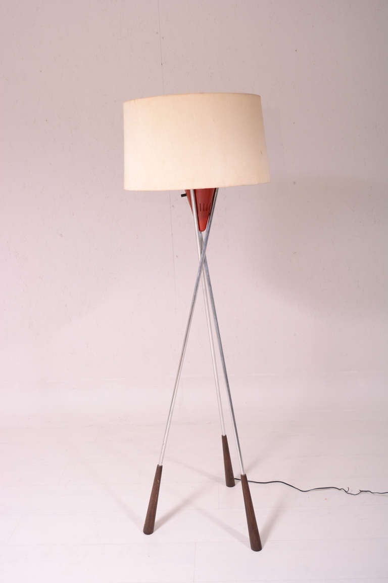 Mid-20th Century Mid Century Modern Tripod Floor Lamp