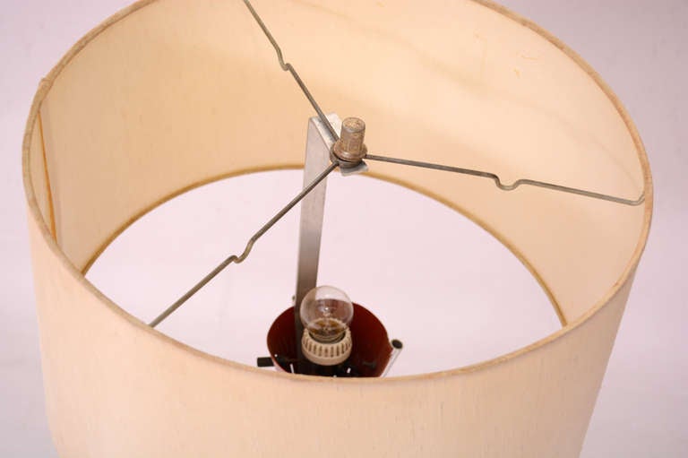 Aluminum Mid Century Modern Tripod Floor Lamp