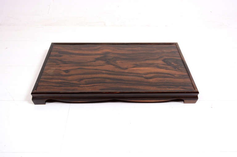 Solid Cocobolo Display Pedestal Table