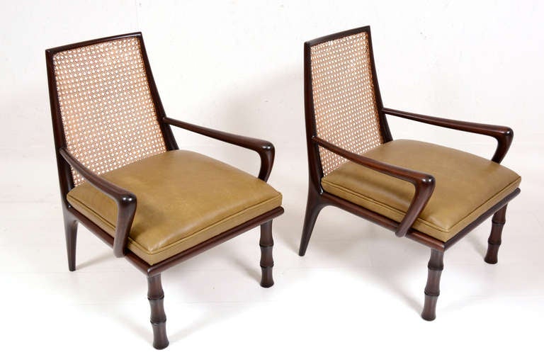 Neoclassical Lounge Chairs attributed to Eugenio Escudero