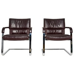 Pair of Imago Chairs by Mario Bellini for Vitra Mid Century Modern 